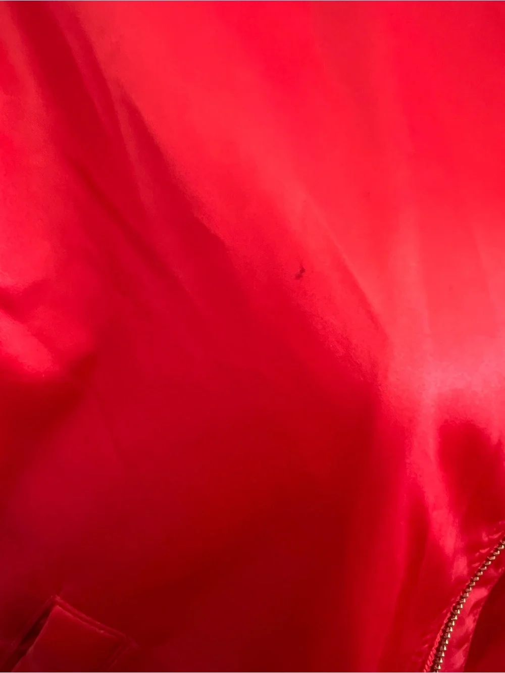 Jordan x Just Don Pinnacle Red satin bomber jacket,Medium